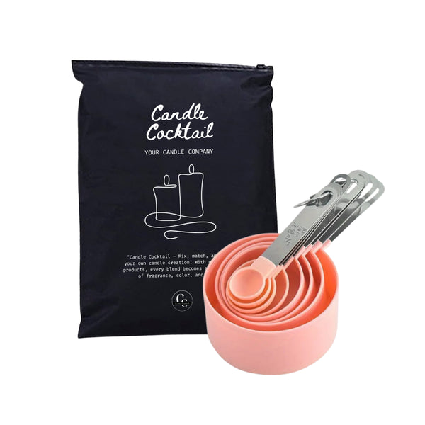 Stapelbare Messbecher | 8-teiliges Set | Rosa