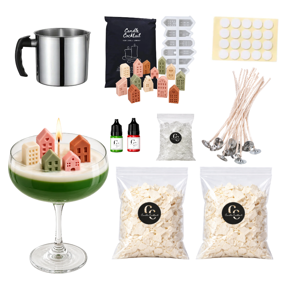 Winterdorf Cocktailkerzen selber machen | Candle Cocktail®