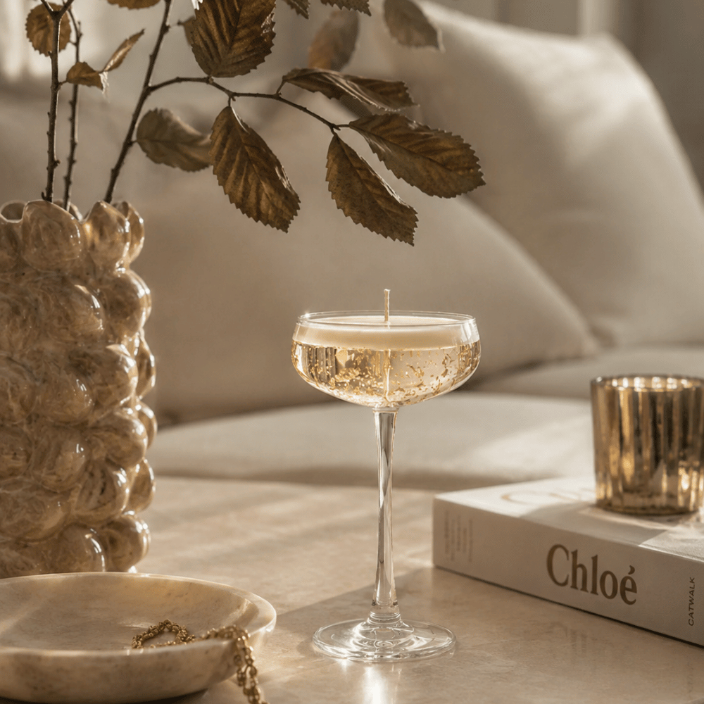 Champagnerkerze selber machen | Candle Cocktail®