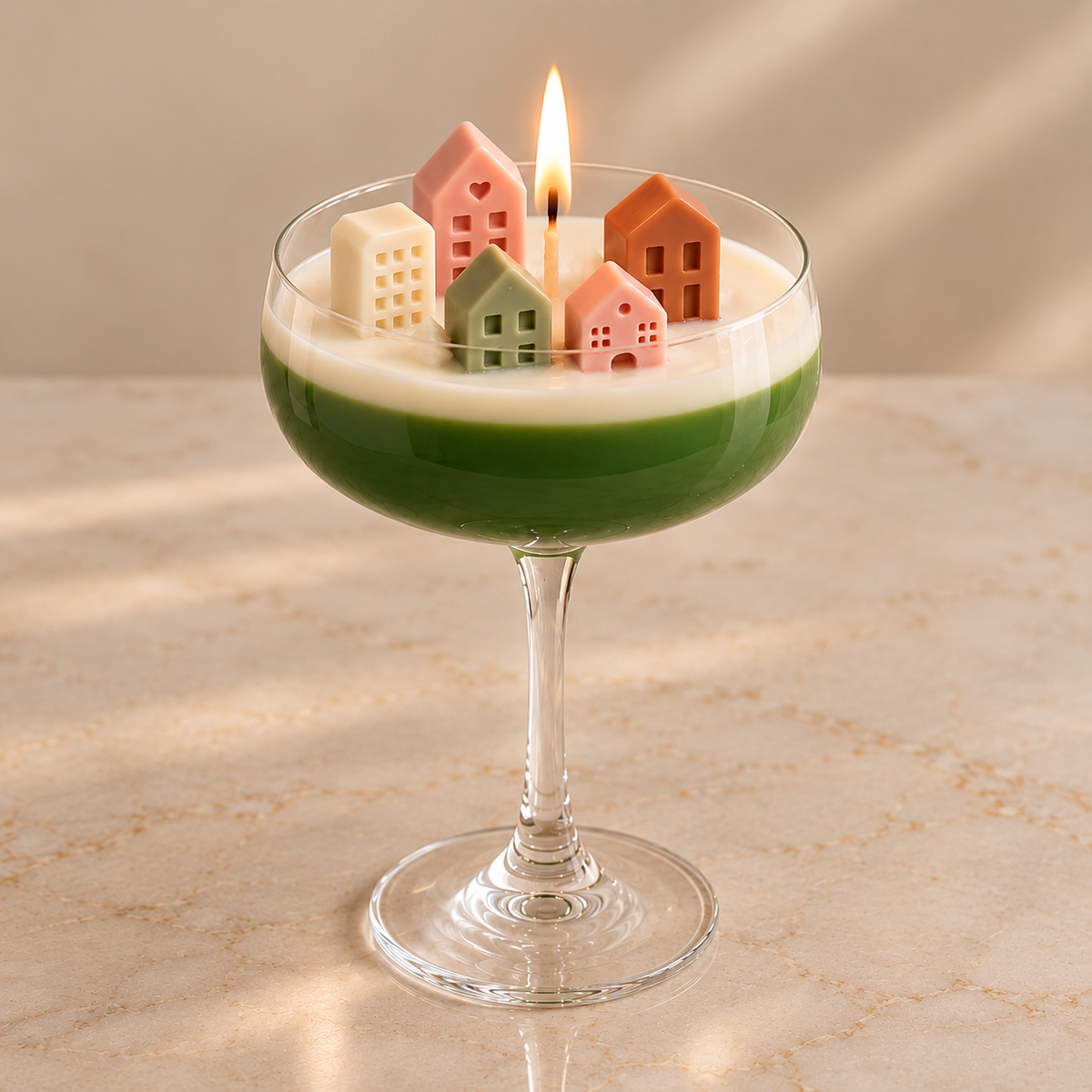 Winterdorf Cocktailkerzen selber machen | Candle Cocktail®
