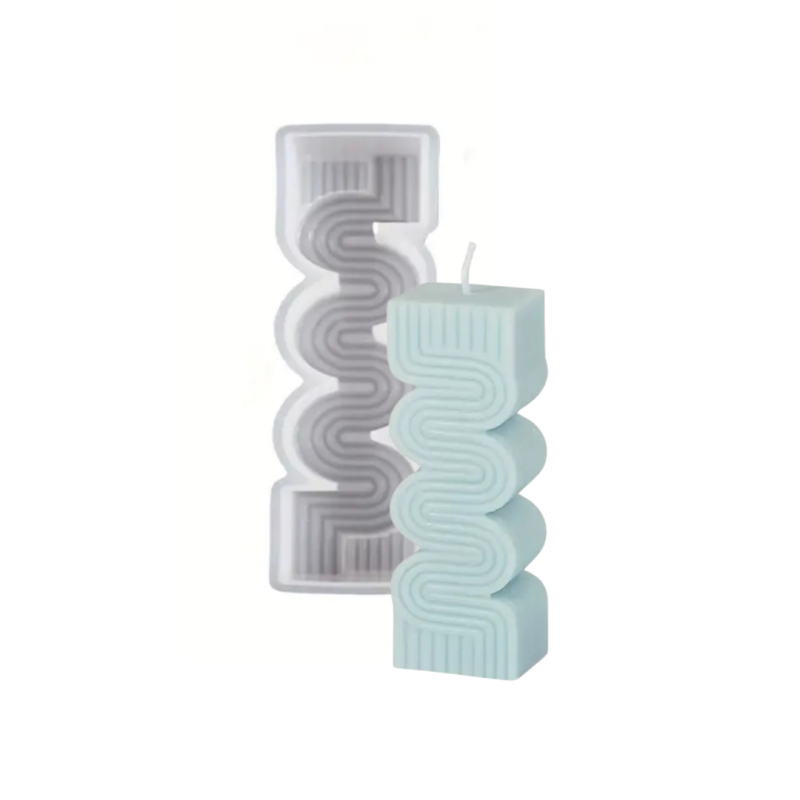 Kerzenform | Silky Swirl | 17x5 cm | Candle Cocktail® | #188