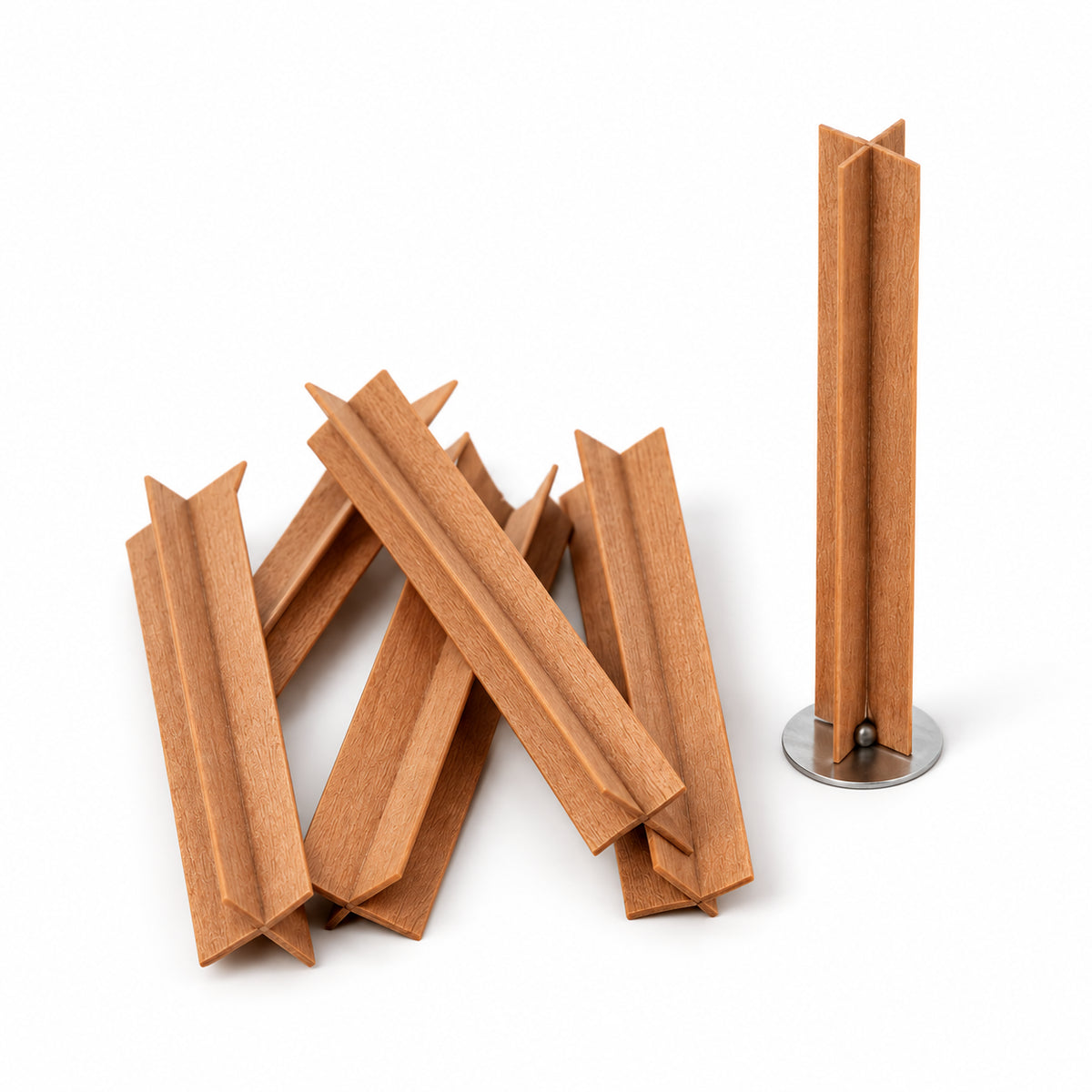 Holzdocht | X-Form | Inkl. Dochthalter | Candle Cocktail®