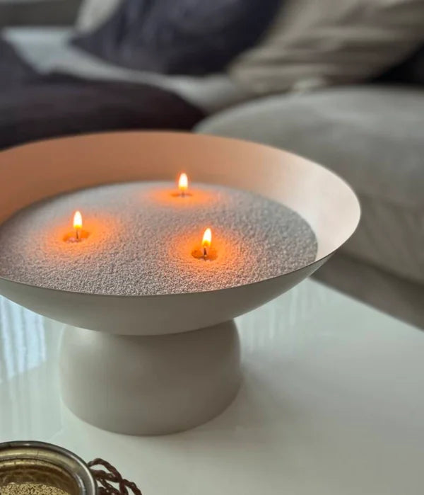 Candle Cocktail® | Kerzensand | Korallen-Rosa | 400g mit 8 Dochte