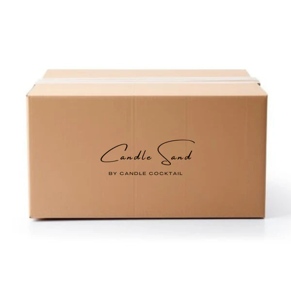 Candle Cocktail® | Kerzensand | Braun | 400g mit 8 Dochte